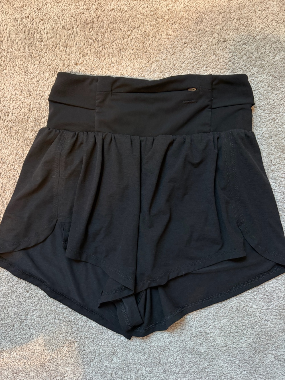 FP Movement by Free People Black Athletic Shorts with Built-In Liner